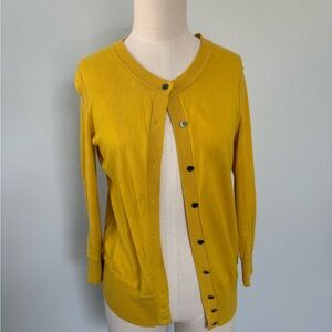 LOFT Mustard Yellow Women's Cardigan